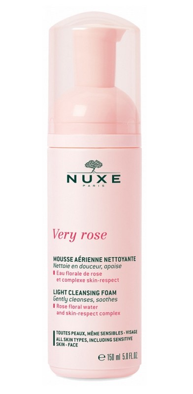 Nuxe Very Rose Mousse Aérienne Nettoyante 150ml